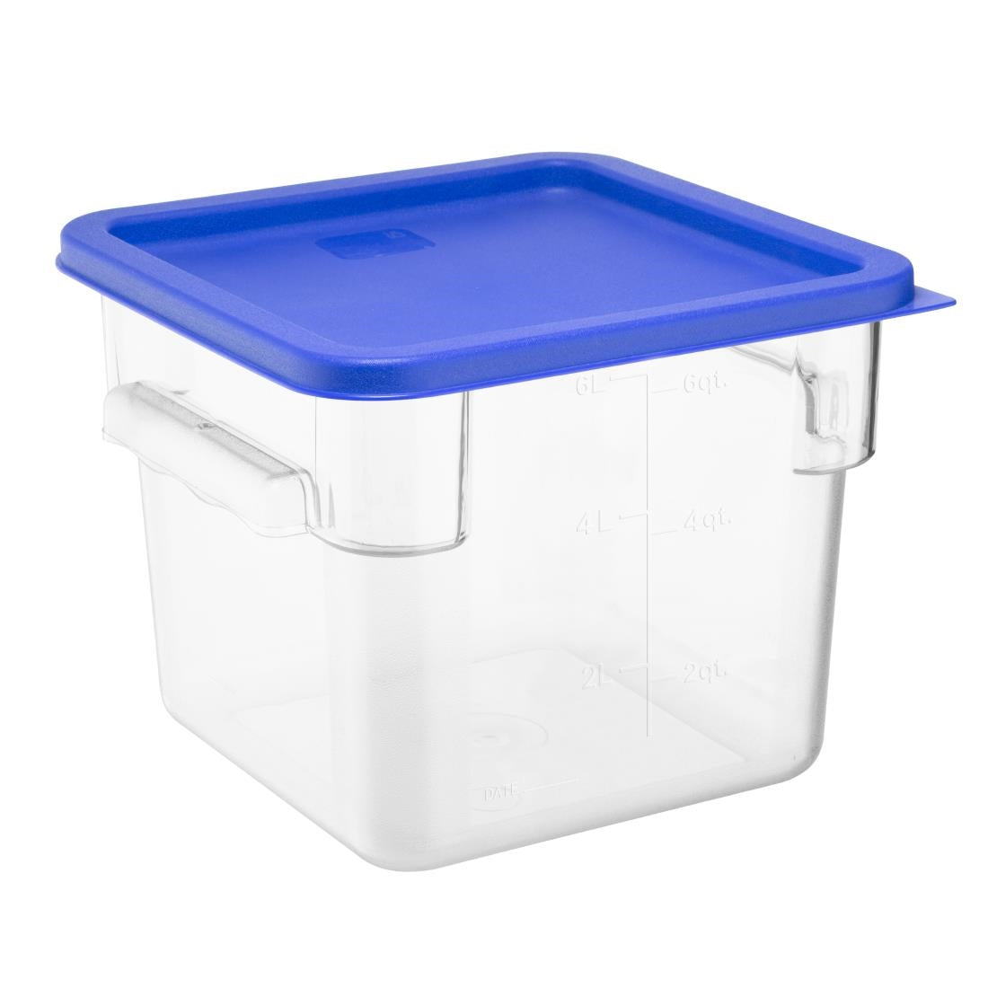 Hygiplas Square Blue Lid to Fit 5.5/7Ltr Containers • PAS-HY411