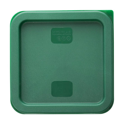 Hygiplas Square Food Storage Container Lid Green Small • PAS-HY413