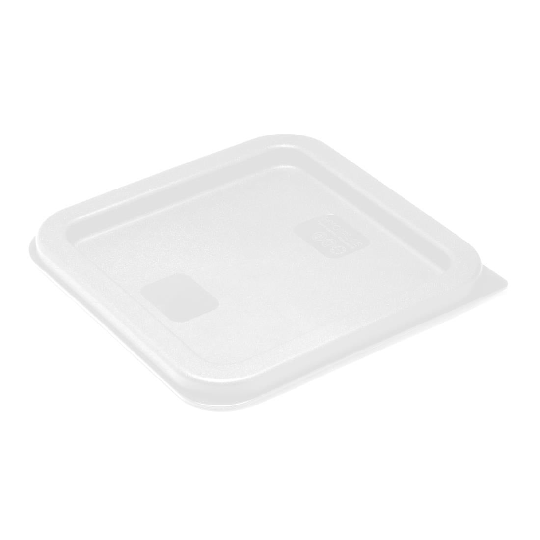 Hygiplas Square Food Storage Container Lid White Small • PAS-HY416