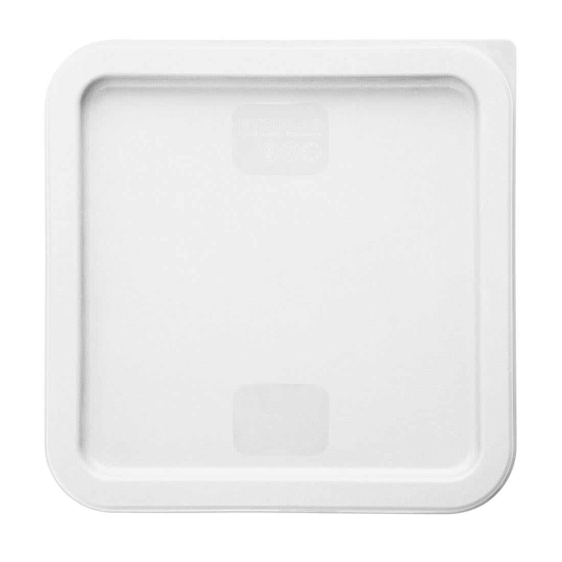 Hygiplas Square White Lid to Fit 5.5/7Ltr Containers • PAS-HY417