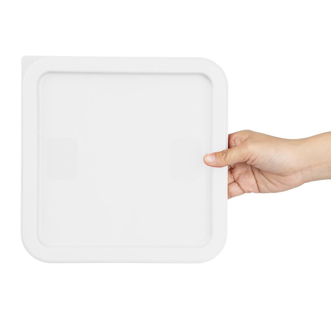 Hygiplas Square White Lid to Fit 5.5/7Ltr Containers • PAS-HY417