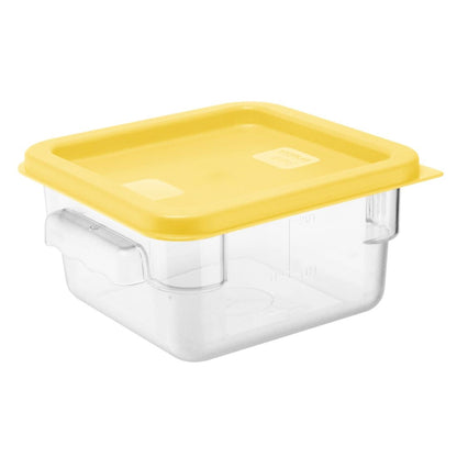Hygiplas Square Yellow Lid to Fit 1.5/3.5Ltr Container • PAS-HY419