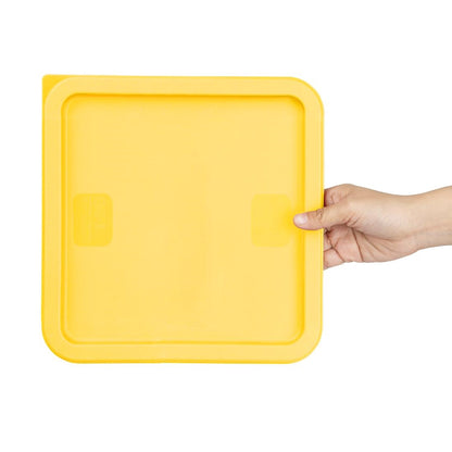 Hygiplas Square Yellow Lid to Fit 10/15/20Ltr Containers • PAS-HY421