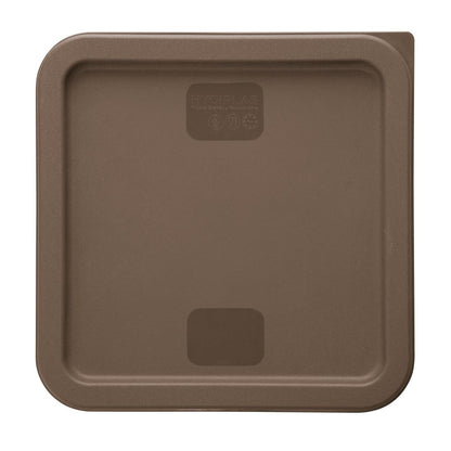 Hygiplas Square Brown Lid to Fit 5.5/7Ltr Containers • PAS-HY423