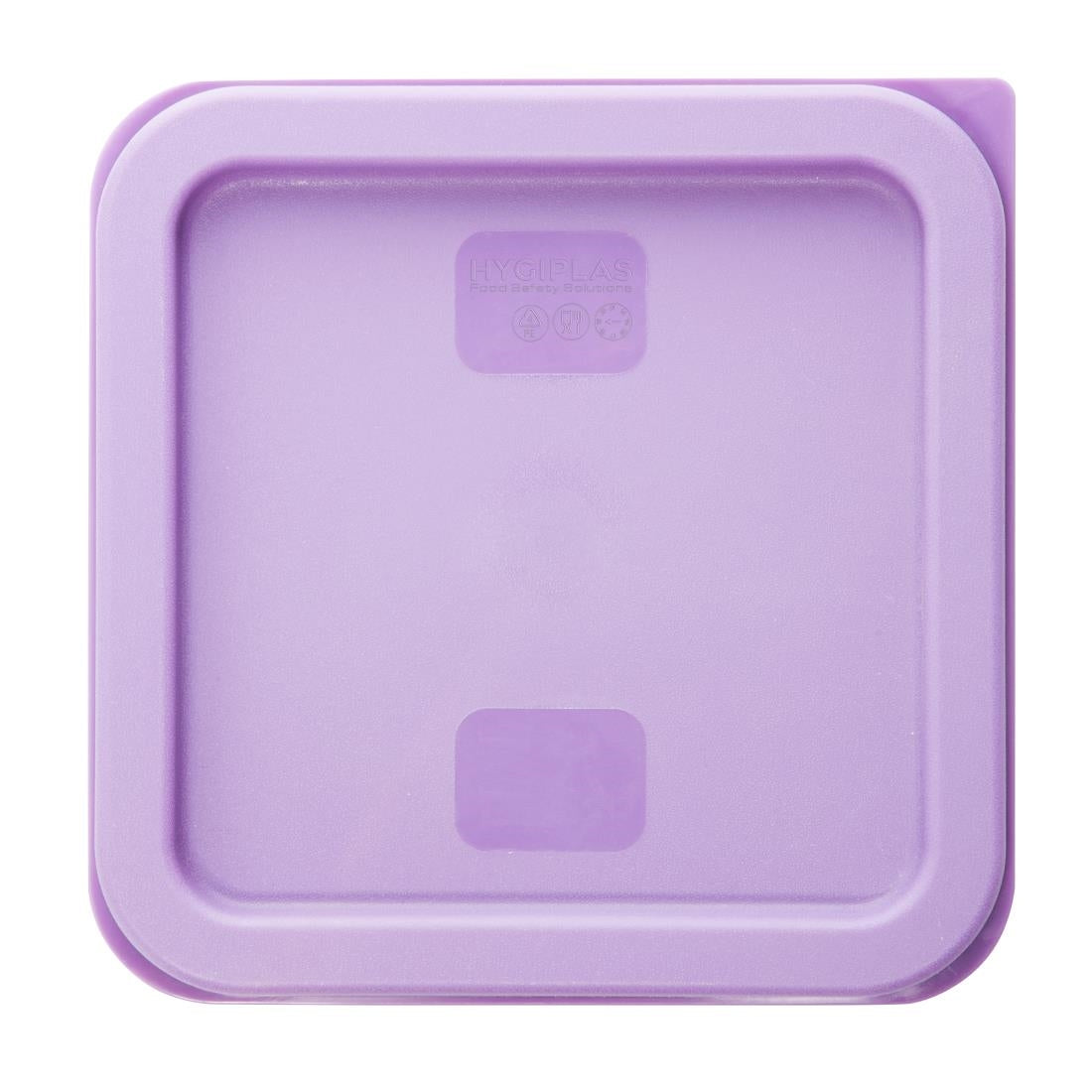 Hygiplas Square Purple Lid to Fit 1.5/3.5Ltr Containers • PAS-HY425