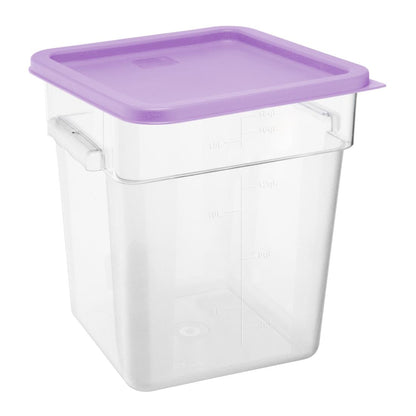 Hygiplas Square Purple Lid to Fit 10/15/20Ltr Containers • PAS-HY427
