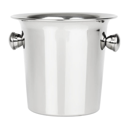 "Olympia Mini Fluted Ice Bucket Stainless Steel" • PAS-HY516