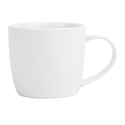 Olympia Whiteware Low Mug - 220ml (12 Pack) (220ml | Fully Vitrified Porcelain | Pack of 12) • PAS-HY540