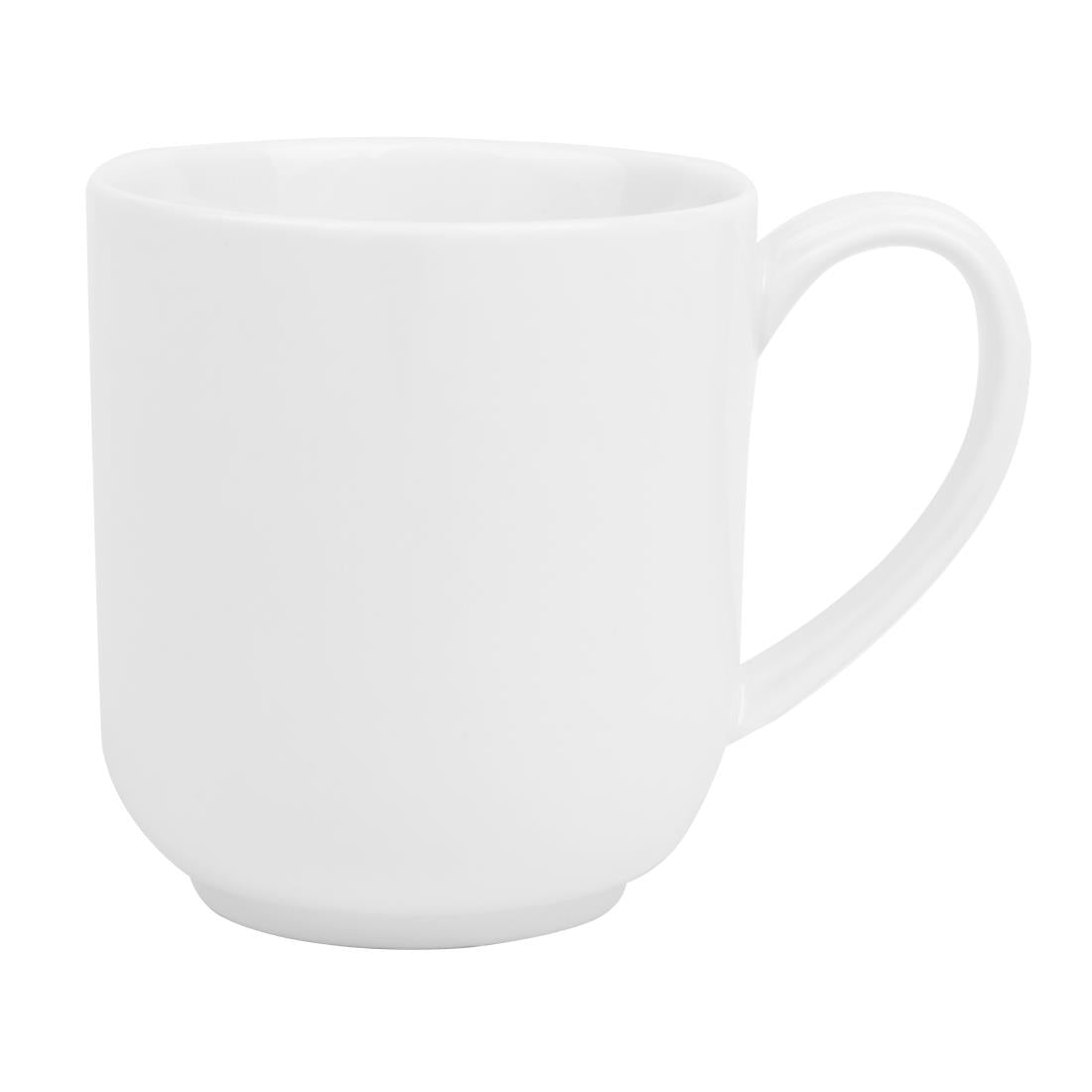 Olympia Whiteware Large Rounded Mug - 410ml (6 Pack) • PAS-HY541