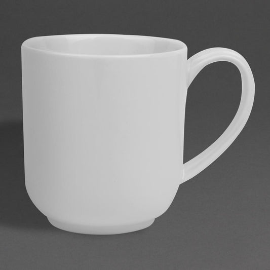 Olympia Whiteware Large Rounded Mug - 410ml (6 Pack) • PAS-HY541
