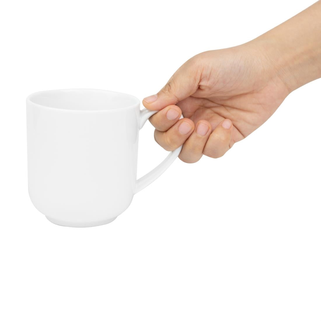 Olympia Whiteware Large Rounded Mug - 410ml (6 Pack) • PAS-HY541