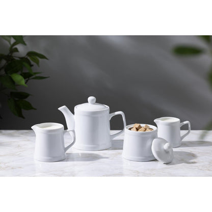 Olympia Whiteware Pier Jug - 200ml (6 Pack) (200ml | Fully Vitrified Porcelain | Pack Quantity: 6) • PAS-HY546