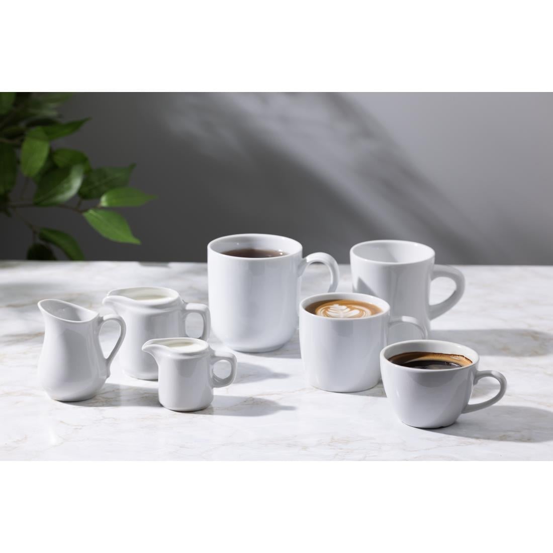 Olympia Whiteware Handled Jug - 65ml (Box 12) • PAS-HY543