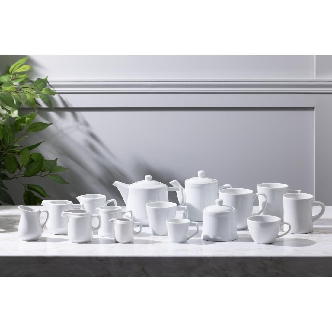 Olympia Whiteware Handled Jug - 65ml (Box 12) • PAS-HY543