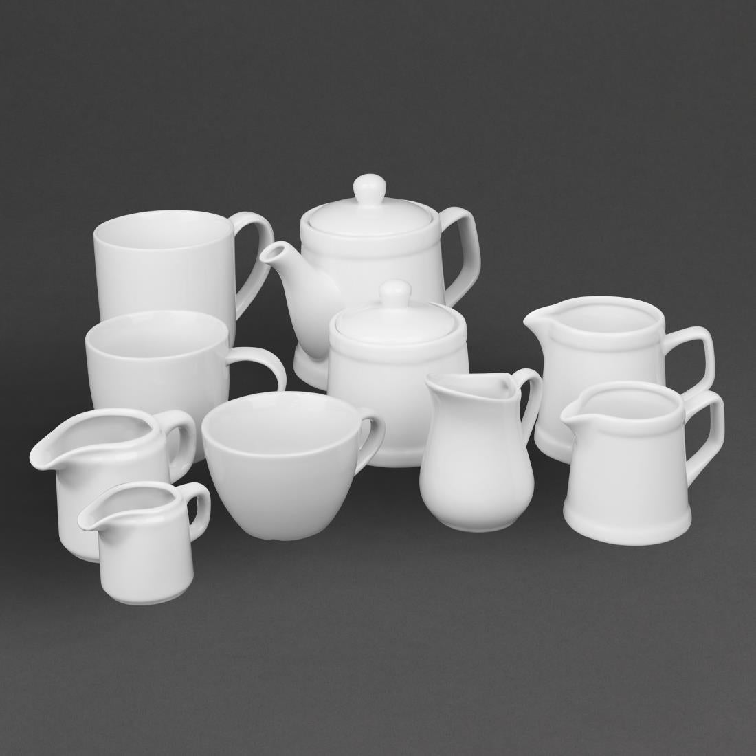 Olympia Whiteware Handled Jug - 130ml (Box 12) • PAS-HY544