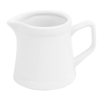 Olympia Whiteware Pier Jug - 120ml (6 Pack) (120ml | Fully Vitrified Porcelain | Pack Quantity: 6) • PAS-HY545