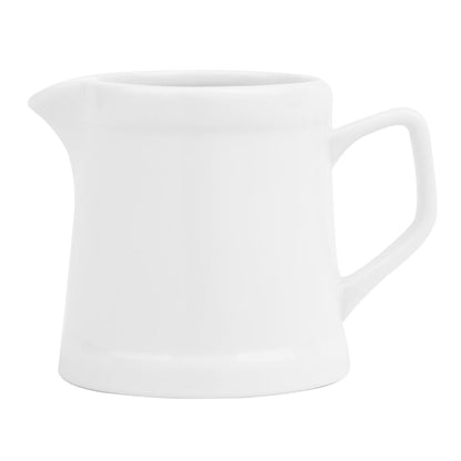 Olympia Whiteware Pier Jug - 200ml (6 Pack) (200ml | Fully Vitrified Porcelain | Pack Quantity: 6) • PAS-HY546