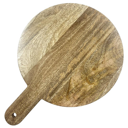 Olympia Round Handled Display Stand Mango Wood with Metal Legs 400x300x80mm (400(L)x300(W)x80(H)mm. Material: Mango wood) • PAS-HY754