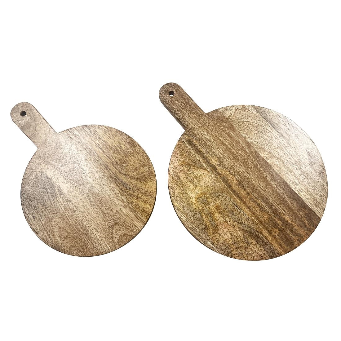 Olympia Round Handled Display Stand Mango Wood with Metal Legs 350x250x80mm (350(L)x250(W)x80(H)mm | Material: mango wood) • PAS-HY755