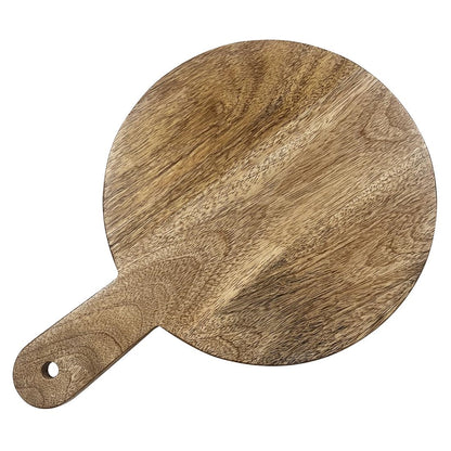 Olympia Round Handled Display Stand Mango Wood with Metal Legs 350x250x80mm (350(L)x250(W)x80(H)mm | Material: mango wood) • PAS-HY755