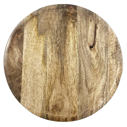 "Olympia Revolving Cake Stand Mango Wood 330mm" (330(Ø)x40(H)mm | Material: Mango Wood) • PAS-HY756