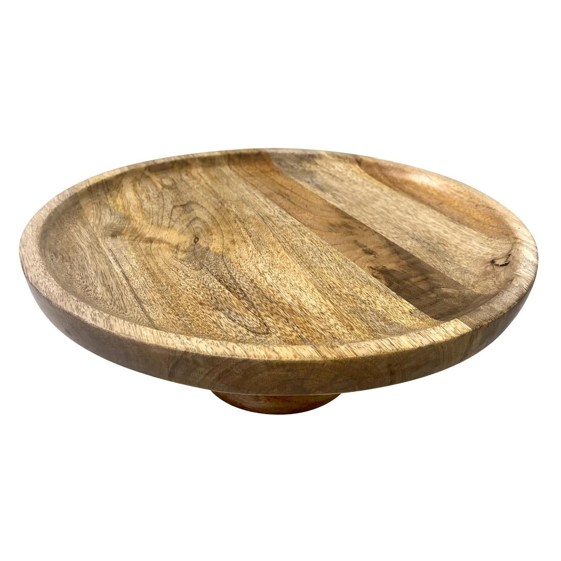 Olympia Cake Stand Mango Wood 330x120mm (330(Ø)x120(H)mm | Material: Mango Wood) • PAS-HY757