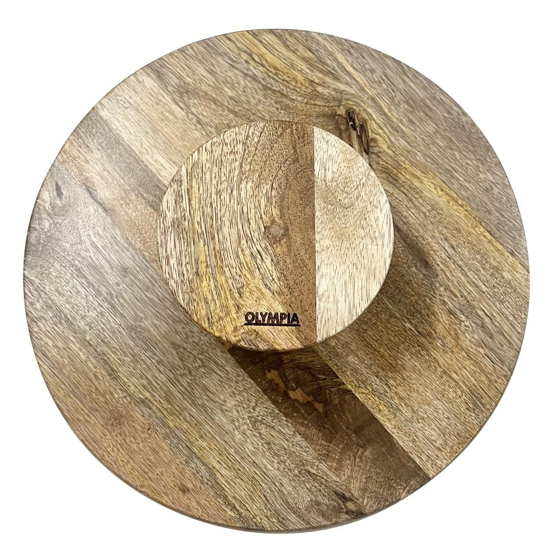 Olympia Cake Stand Mango Wood 330x120mm (330(Ø)x120(H)mm | Material: Mango Wood) • PAS-HY757
