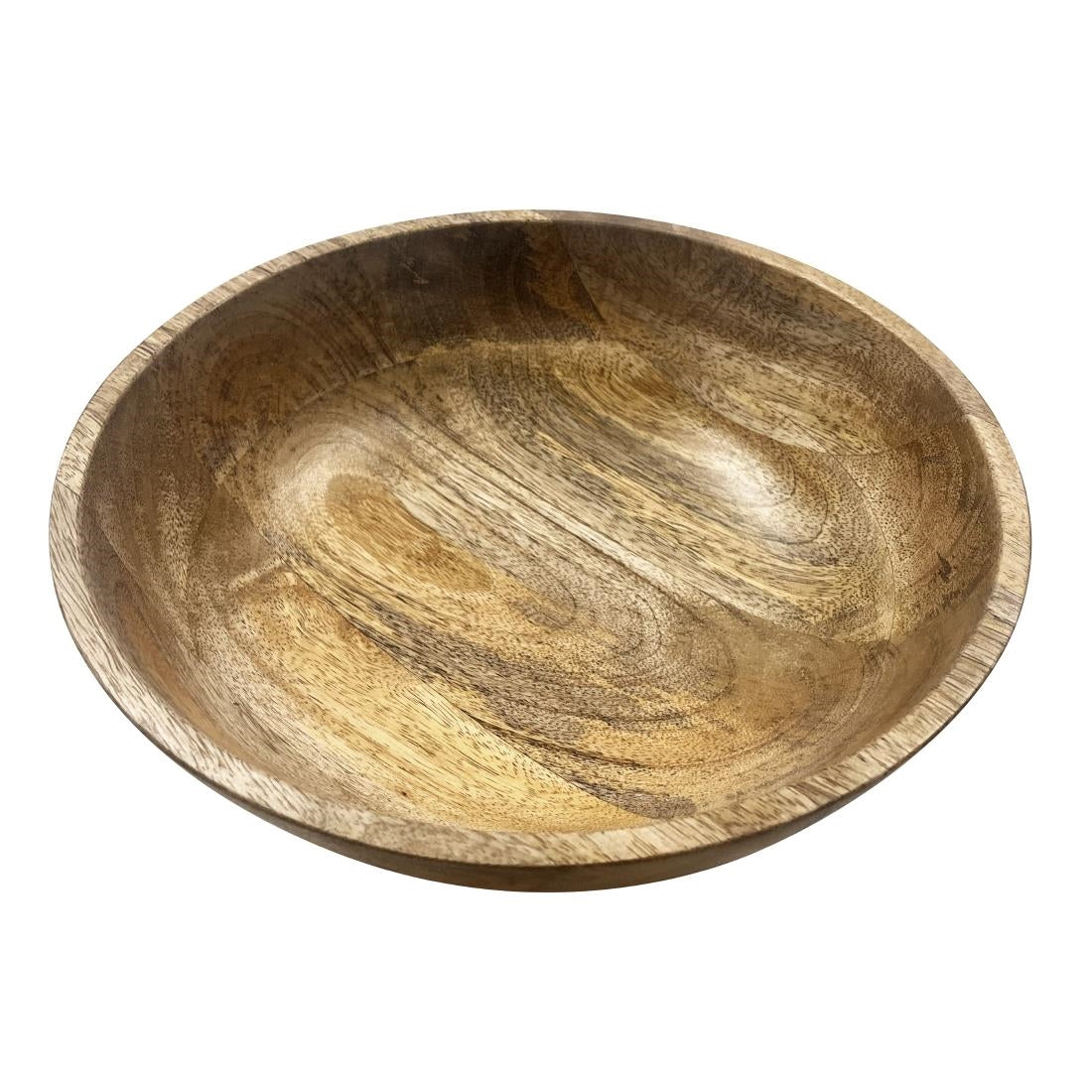 Olympia Footed Bowl Mango Wood 280mm (280(Ø)x120(H)mm | Material: mango wood) • PAS-HY758