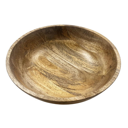 Olympia Footed Bowl Mango Wood 280mm (280(Ø)x120(H)mm | Material: mango wood) • PAS-HY758