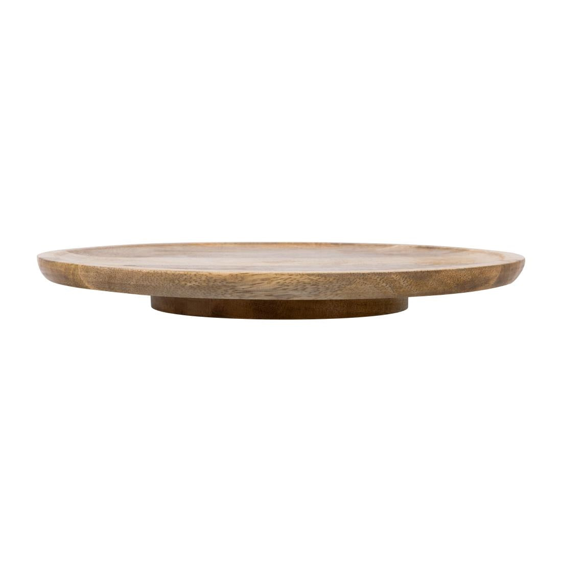 Olympia Revolving Cake Stand Mango Wood 330mm (330(Ø)x40(H)mm | Material: Mango Wood) • PAS-HY756