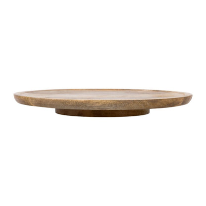 Olympia Revolving Cake Stand Mango Wood 330mm (330(Ø)x40(H)mm | Material: Mango Wood) • PAS-HY756