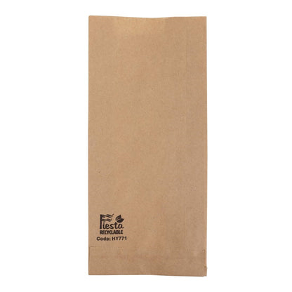 Fiesta Recyclable Baguette/Panini Paper Bags 250x110x45mm (1000 Pack) (250(L)x110(W)x45(D)mm | Pack quantity: 1000 | Paper weight: 40gsm) • PAS-HY771