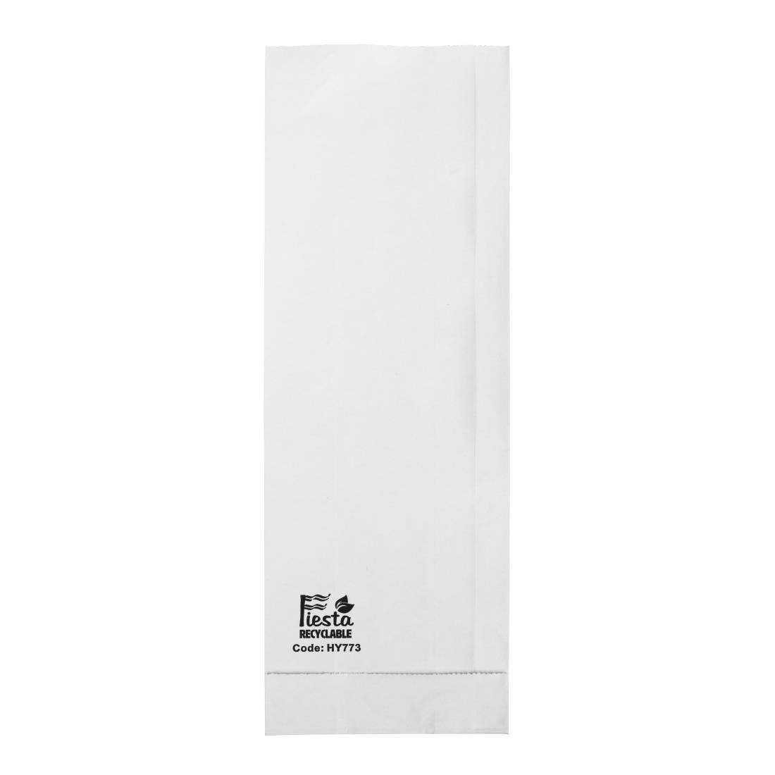 Fiesta Recyclable Foil Lined Paper Bags 300x100x60mm (500 Pack) (Foil lining keeps food warm & fresh | Pack quantity: 500 | Paper weight: 73gsm) • PAS-HY773