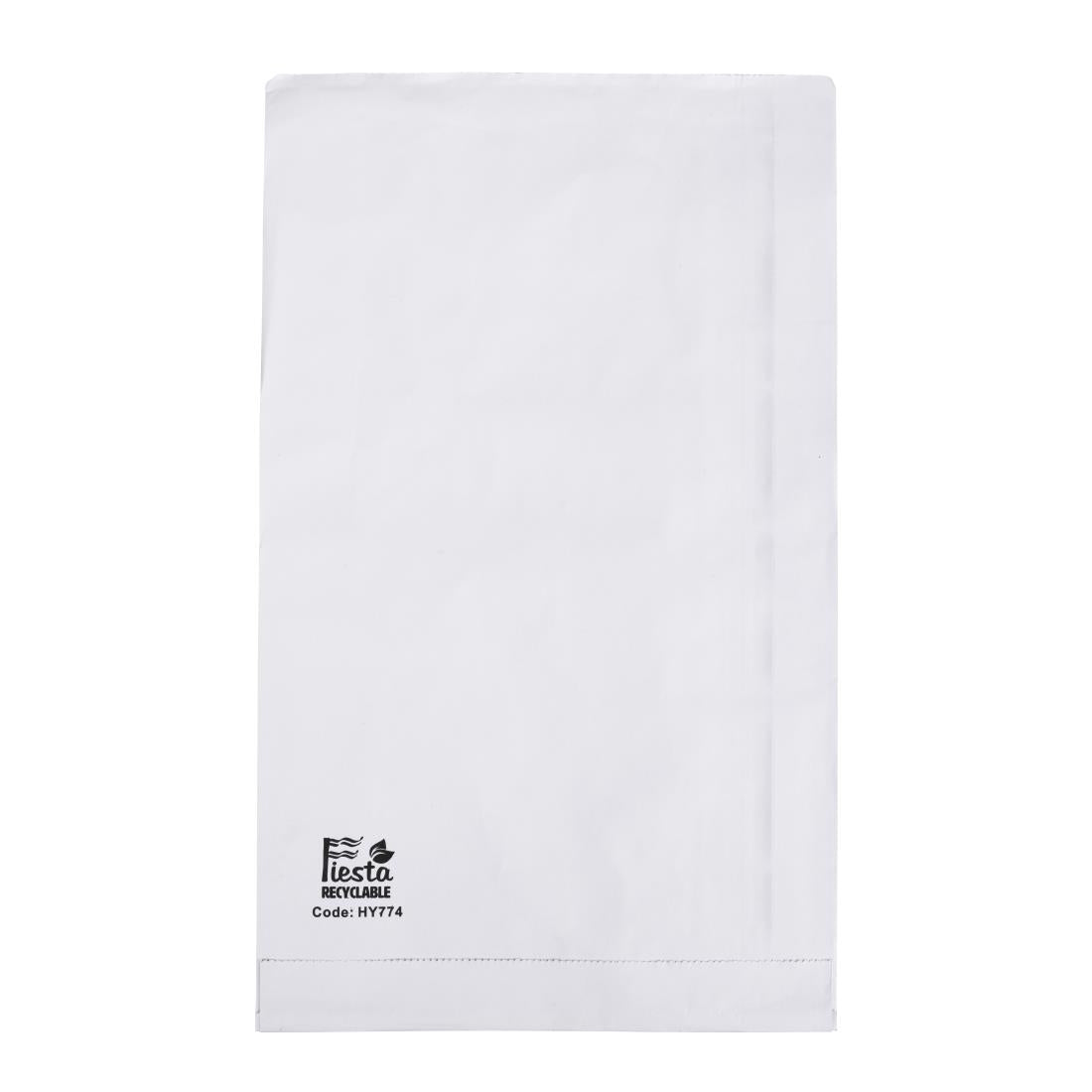 Fiesta Recyclable Foil Lined Paper Bag 305x180x60mm (500 Pack) (Foil lining keeps food warm & fresh | Pack quantity: 500 | Paper weight: 73gsm) • PAS-HY774