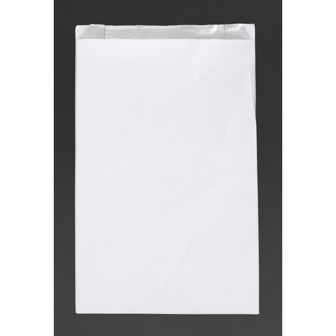 Fiesta Recyclable Foil Lined Paper Bag 305x180x60mm (500 Pack) (Foil lining keeps food warm & fresh | Pack quantity: 500 | Paper weight: 73gsm) • PAS-HY774