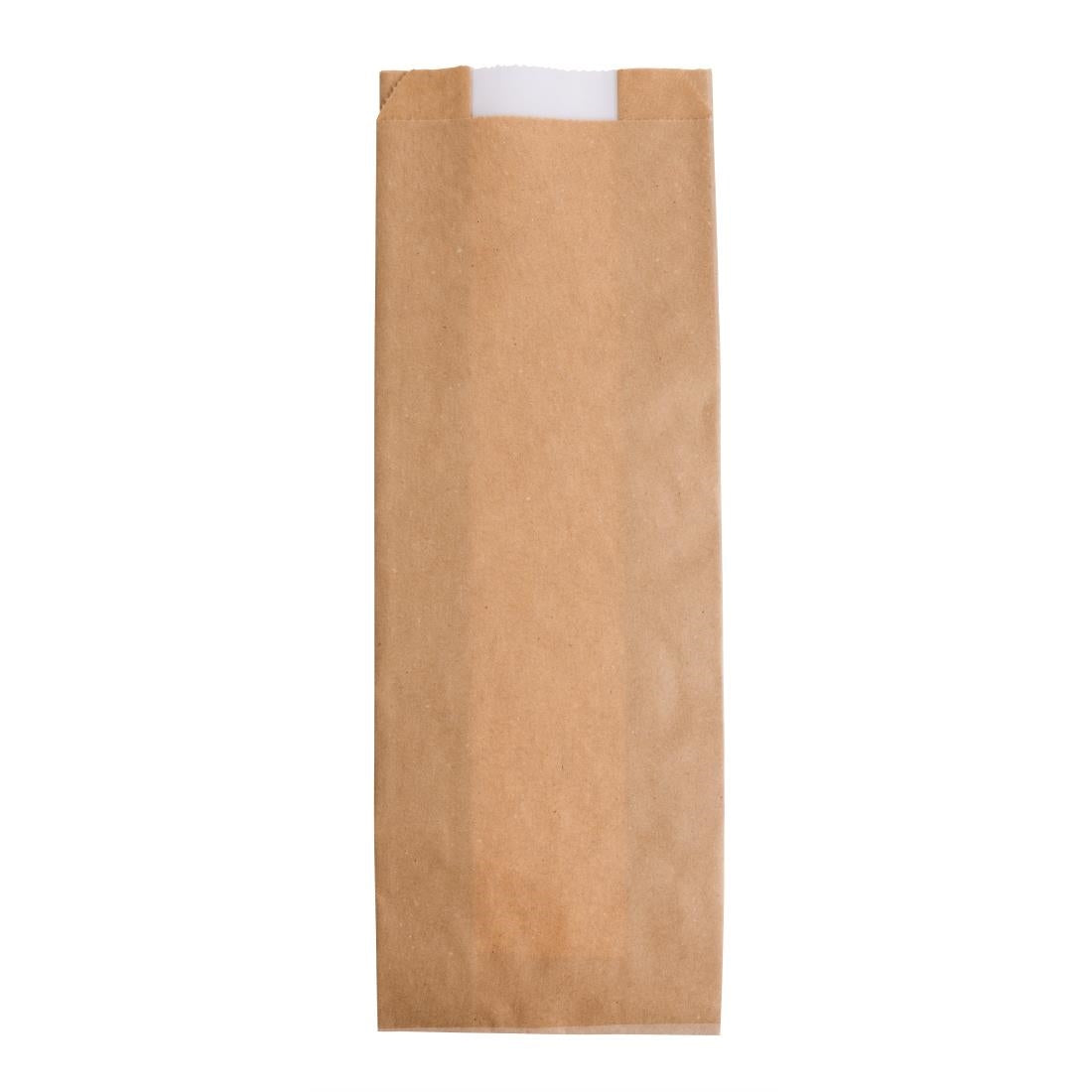Fiesta Compostable Baguette Bags with Glassine Window 300x100x60mm ( 1000 Pack) (300(L)x100(W)x60(D)mm. Pack Quantity: 1000. FSC Recycled) • PAS-HY775