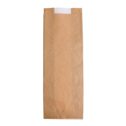 Fiesta Compostable Baguette Bags with Glassine Window 300x100x60mm ( 1000 Pack) (300(L)x100(W)x60(D)mm. Pack Quantity: 1000. FSC Recycled) • PAS-HY775