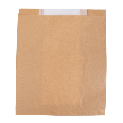 Fiesta Compostable Bread Bags with Glassine Window 266x215x88mm ( 1000 Pack) (266(L)x215(W)x88(D)mm. Pack Quantity: 1000.) • PAS-HY777