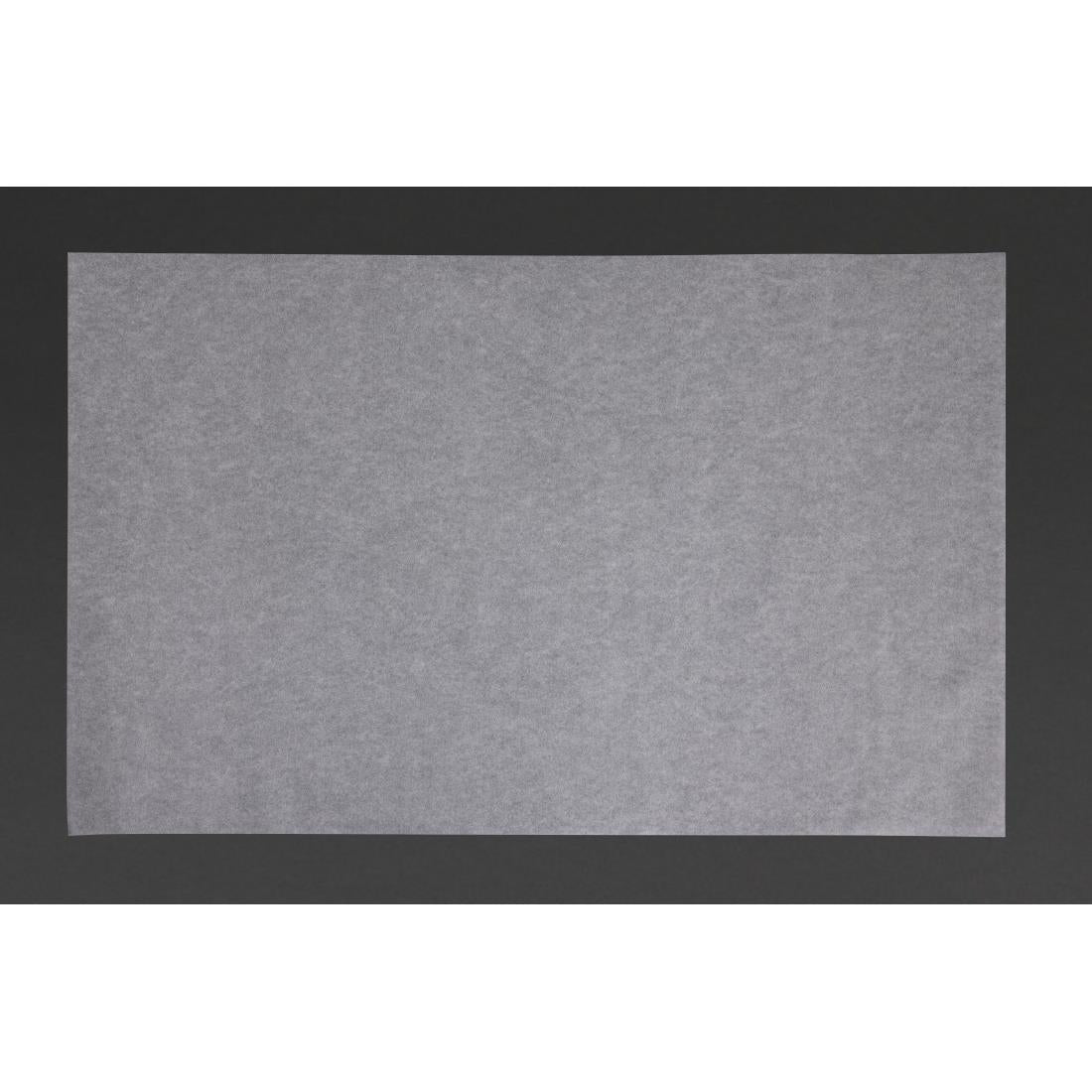 Vogue 1/1 GN Liner Baking Paper White (200 Pack) (Greaseproof. 530(L)x325(W)mm. Pack Quantity: 200) • PAS-HY785