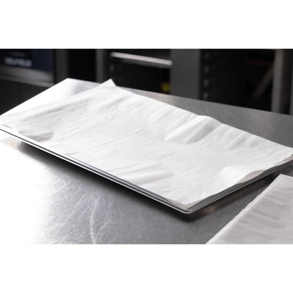 Vogue 1/1 GN Liner Baking Paper White (200 Pack) (Greaseproof. 530(L)x325(W)mm. Pack Quantity: 200) • PAS-HY785