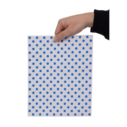 Fiesta Compostable Burger Wraps Blue Dot 250x200mm (200 Pack) (Grease-Resistant. 250(L)x200(W)mm. Pack Quantity: 200) • PAS-HY791
