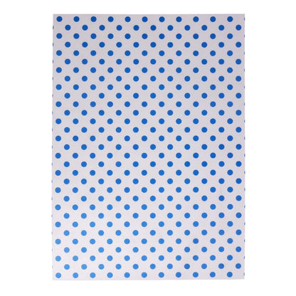 Fiesta Compostable Burger Wraps Blue Dot 250x350mm (200 Pack) (Grease-Resistant. 250(W)x350(L)mm) • PAS-HY792