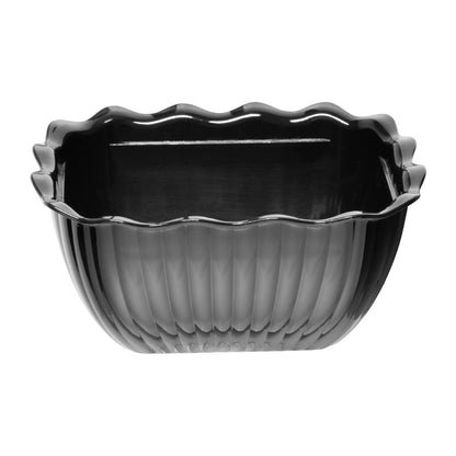 Olympia Kristallon Small Salad Crock Black (750ml. Material: SAN. Size: 165(L)x134(W)x81(H)mm) • PAS-HY806