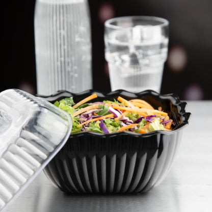 Olympia Kristallon Small Salad Crock Black (750ml. Material: SAN. Size: 165(L)x134(W)x81(H)mm) • PAS-HY806