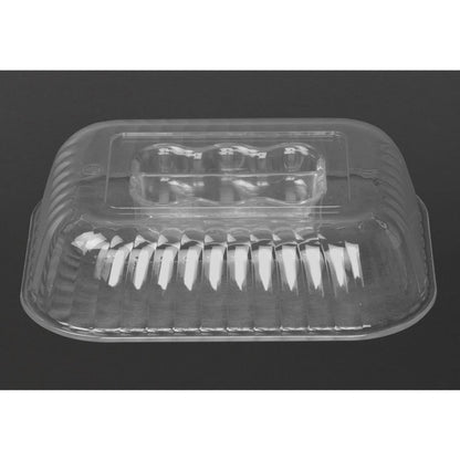 Olympia Kristallon Raised Lid for Small Salad Crock (140(L)x111(W)x35(H)mm) • PAS-HY808