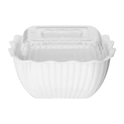 Olympia Kristallon Raised Lid for Small Salad Crock (140(L)x111(W)x35(H)mm) • PAS-HY808
