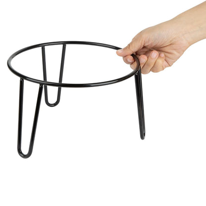 Olympia Non-Slip Riser Round Black Wire 210x120mm (210(Ø)x120(H)mm | For use with plates and platters wider than 210mm) • PAS-HY983