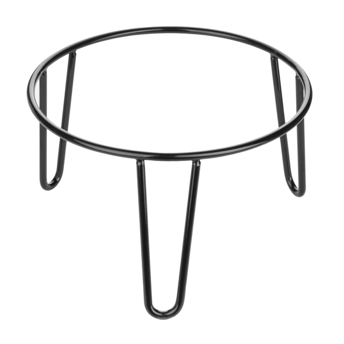 Olympia Non-Slip Riser Round Black Wire 210x120mm (210(Ø)x120(H)mm | For use with plates and platters wider than 210mm) • PAS-HY983