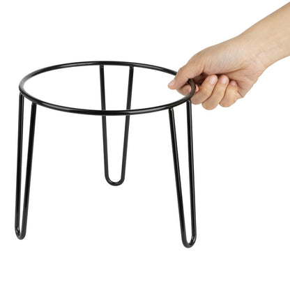 Olympia Non-Slip Riser Round Black Wire 210x180mm (210(Ø)x180(H)mm | For use with plates and platters wider than 210mm) • PAS-HY984