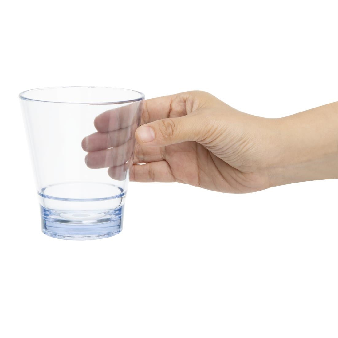 Olympia Kristallon Polycarbonate Stacking Tumblers Blue 350ml (6 Pack) • PAS-HZ083